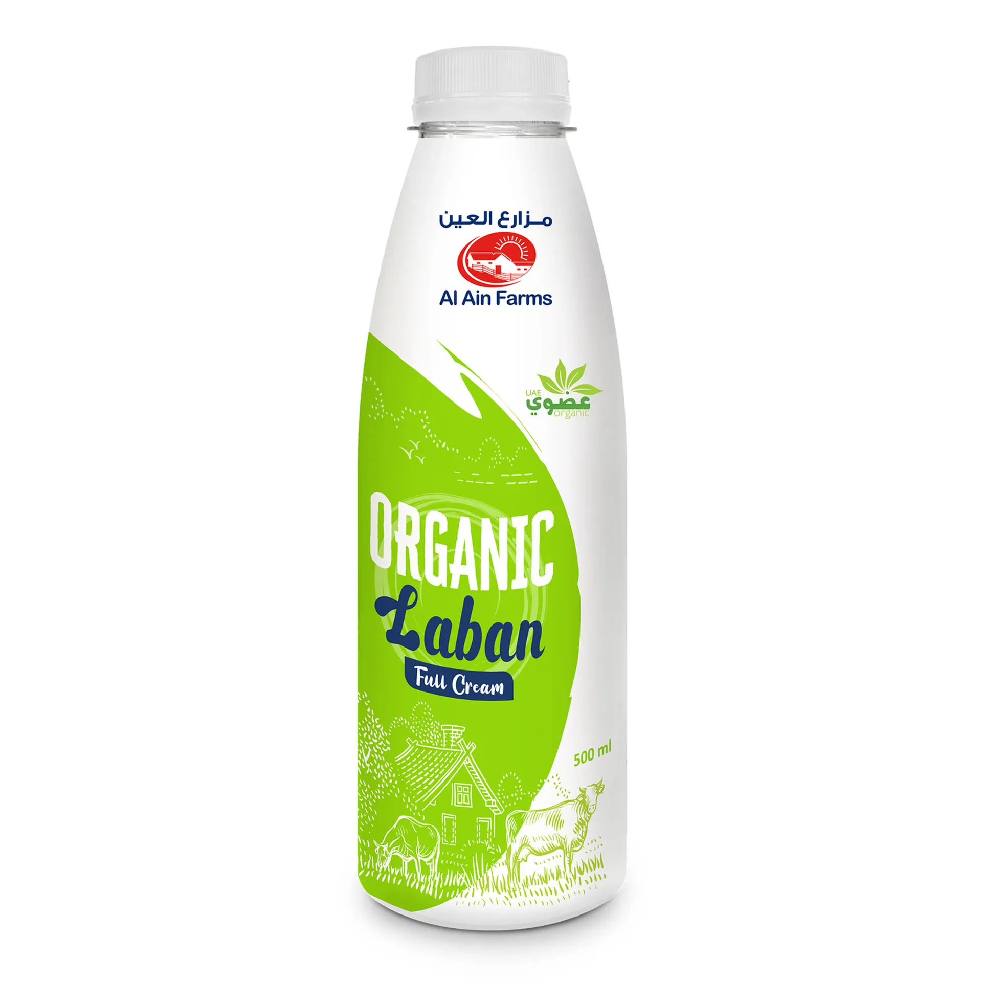 AL AIN FARMS ORGANIC LABAN FF 1X500ML