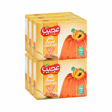 AJEEB JELLY WITH APRICOT 6X85G