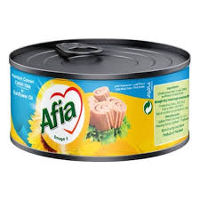 AFIA LIGHT MEAT TUNA IN  WATER  100G